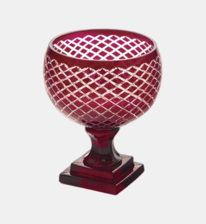 Glass Diamond Pattern Cup
