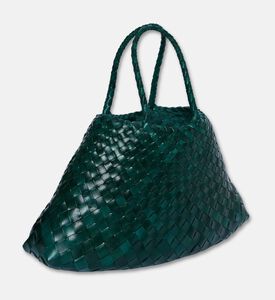Dragon Diffusion Santa Croce Small Leather Bag, Dark-green, Packshot View