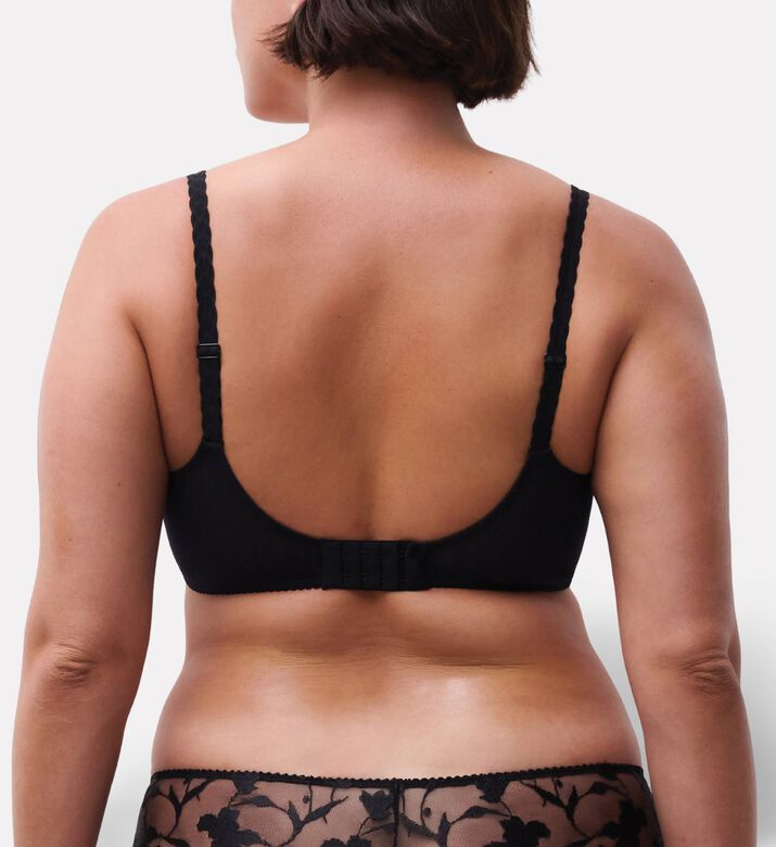 Chantelle Intricate Floral Embroidered Lace Bra, Model View