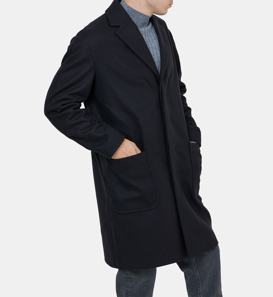 Calvin klein wool on sale jacket