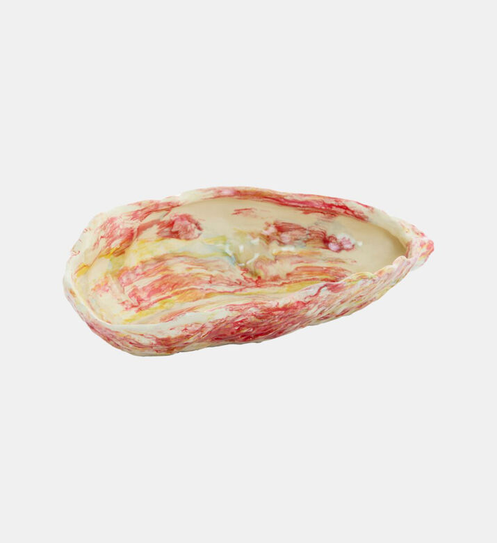 Light and Living Kalako Glossy-finish Textured Dish, Packshot View