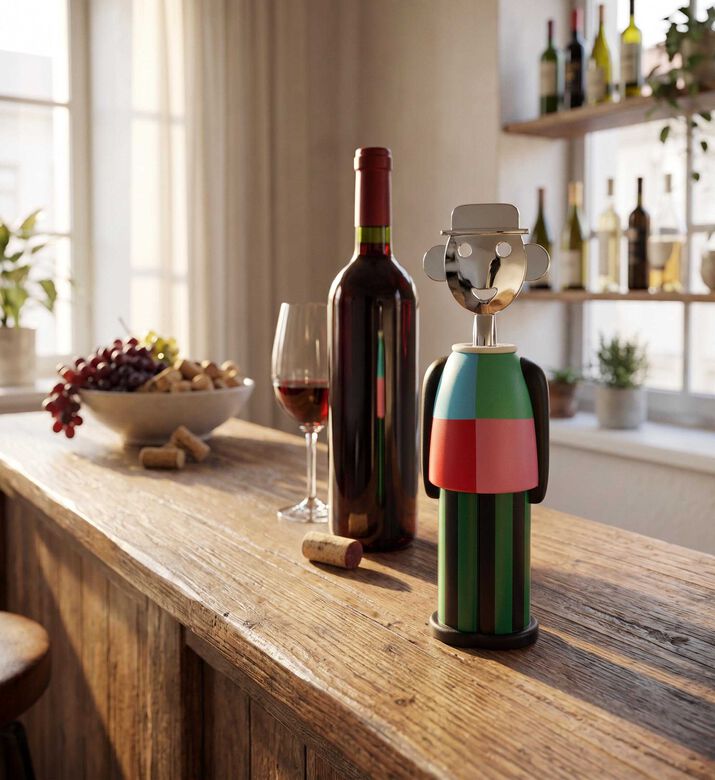 Alessi Alessandro Mendini Corkscrew, Model View