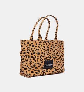The Cheetah Canvas Large Tote Bag The Cheetah Canvas Large Tote Bag