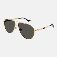 Metal Aviator-inspired Sunglasses 59