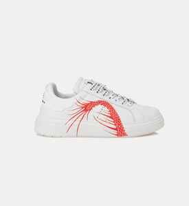 Dragon Printed Leather Sneakers Dragon Printed Leather Sneakers