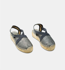 Edita-s Metallic Wedge Espadrilles