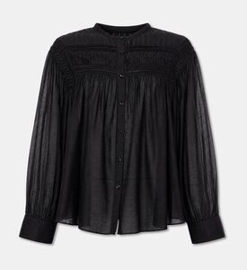 Isabel Marant Classic Long-sleeve Shirt, Black, 38, Packshot View