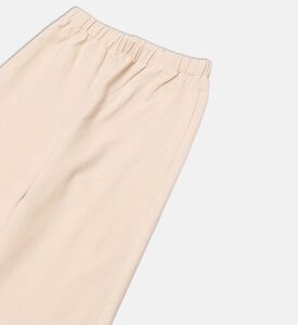 Knit Elastic Waistband Wide-leg Pants Knit Elastic Waistband Wide-leg Pants