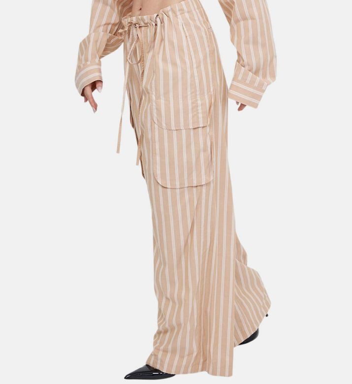 Vietta Striped Silk Blend Pants