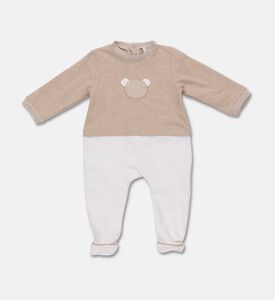 My First Collection Cotton-blend Long-sleeve Rompersuit, Packshot View