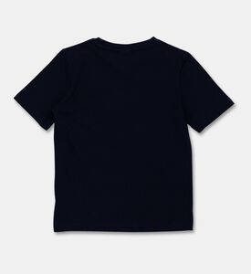 Boss Cotton Crewneck Logo T-shirt, Navy, 4y, Packshot View