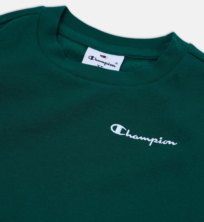 Champion Embroidered Logo-detail Sweatshirt, Green, S, Packshot View