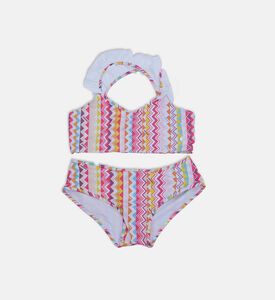 طقم بيكيني بطبعة شيفرون