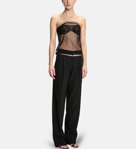 Tailored Wide-leg Trousers