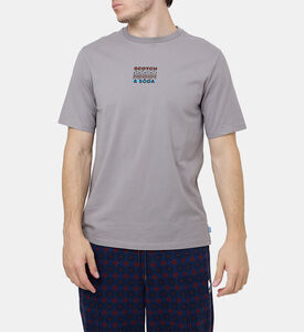 Artwork Printed Cotton T-shirt