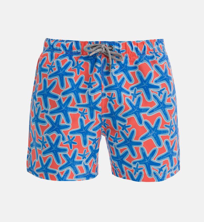 شورت سباحة بطبعة ساحلية لنجوم بحر