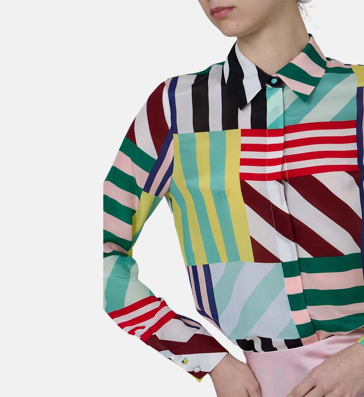Geometric Print Shirt