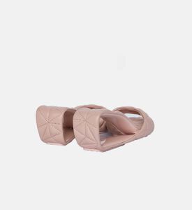 صندل كلاسيكي مفتوح من الأمام والخلف مبطن