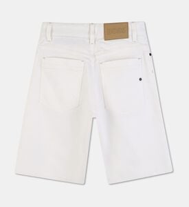 Boss Metal Monogram Denim Shorts, Packshot View