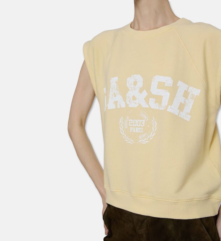 Ba and Sh Sweat Beata, Yellow, Xs, Model View
