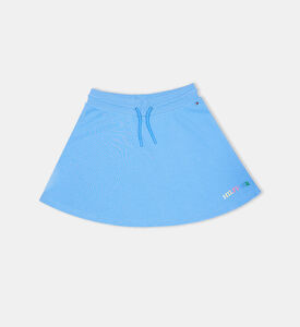 تنورة واسعة بنقشة أحرف العلامة للبنات