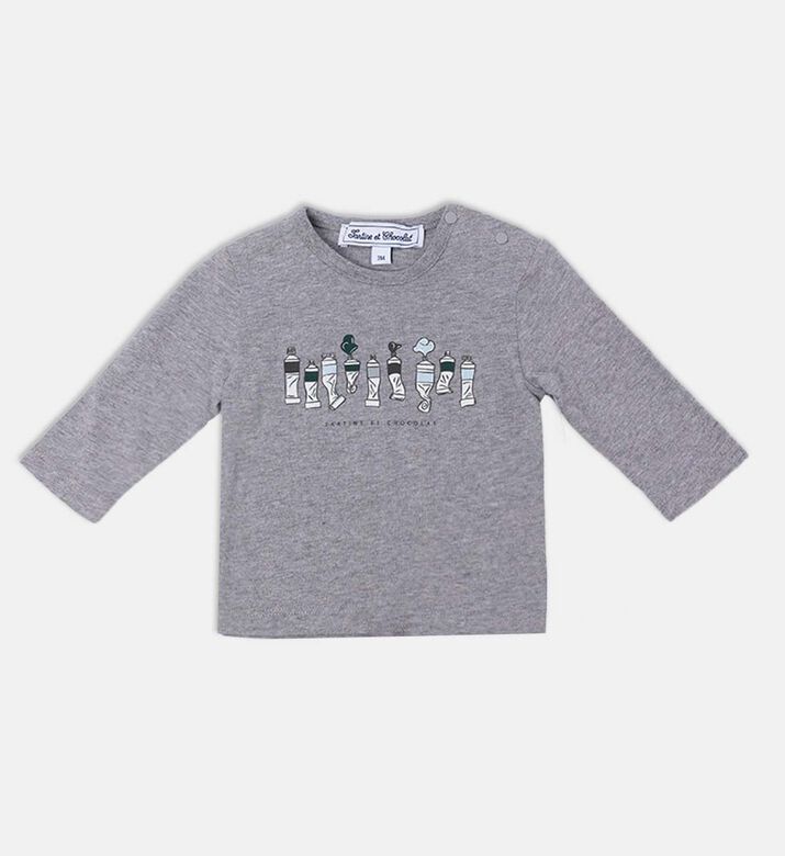 Cotton Paint-print Top