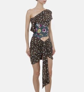 Floral-print Mini Dress Floral-print Mini Dress