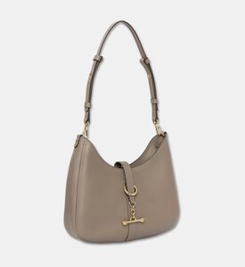 Strathberry Kite Fine Grain Leather Sling Bag, Taupe, Packshot View