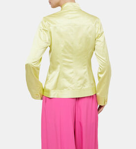 جاكيت كولين مفصّل بجيوب في الأمام