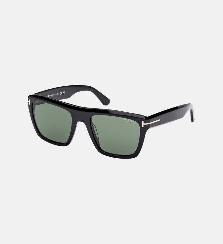 Thick Square Frame Sunglasses 55