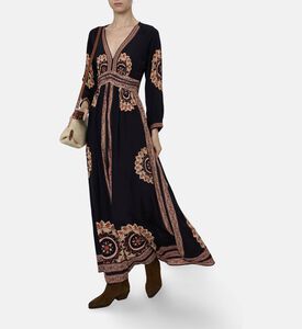 Ba and Sh Embroidered Maxi Dress, Model View