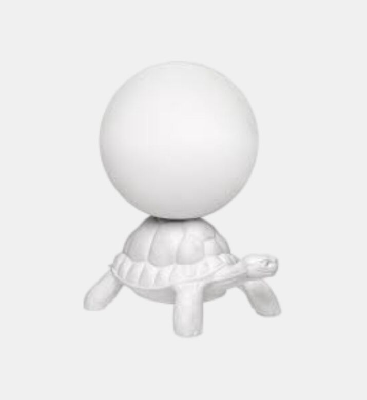 سلحفاة تحمل مصباح بالحرارة