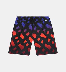 شورت سباحة بخصر مطاطي