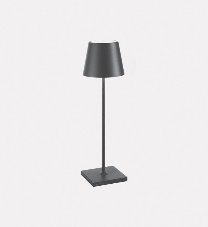 Zafferano Poldina Cordless Portable Lamp, Grey, Packshot View