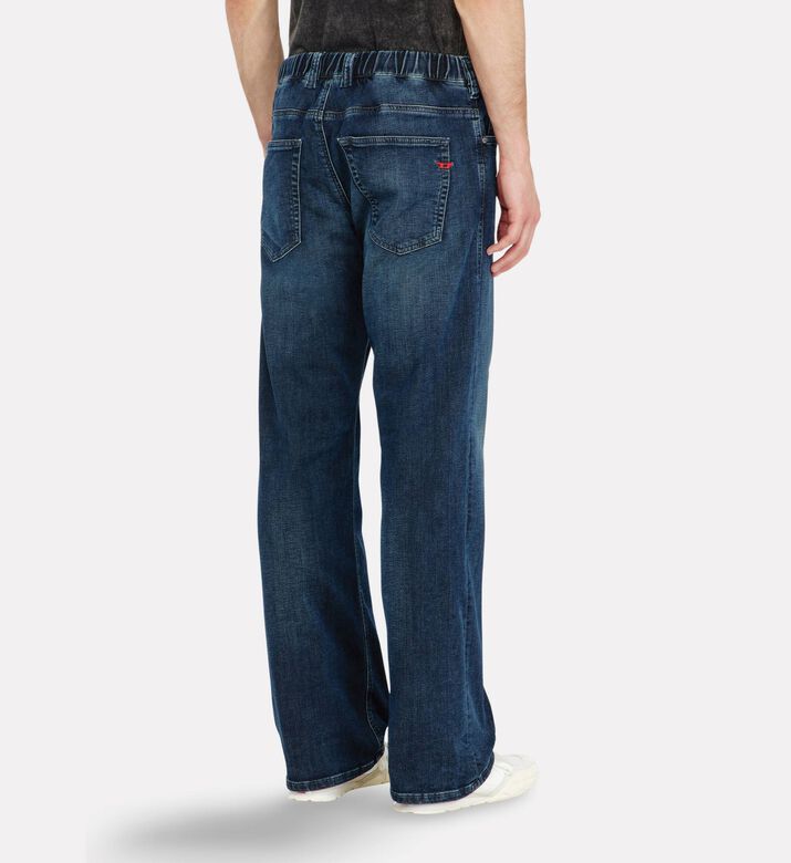Diesel Wide-leg Stretch Jeans, Model View