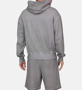 سترة بغطاء رأس وجيب كنغر