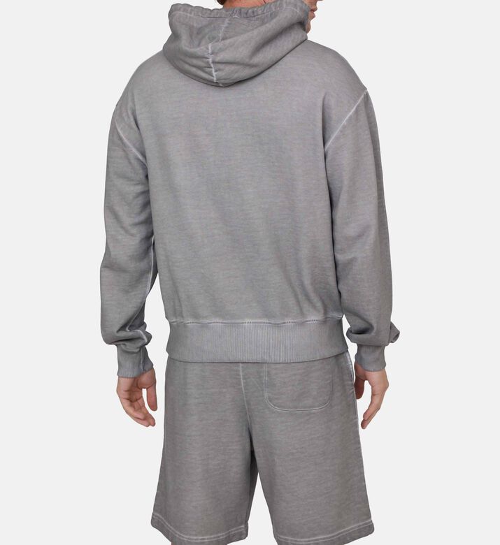 سترة بغطاء رأس وجيب كنغر