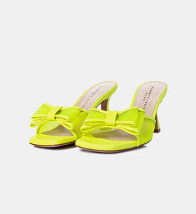 حذاء مفتوح من الخلف مايا شبكي بعقدة