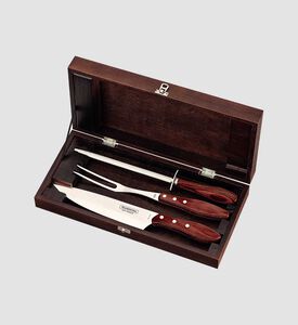 طقم سكين وشوكة للشواء - 37 × 18 × 7 سم