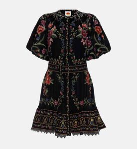 Farm Rio Floral-print Short-sleeve Dress, Packshot View Farm Rio Floral-print Short-sleeve Dress, Packshot View