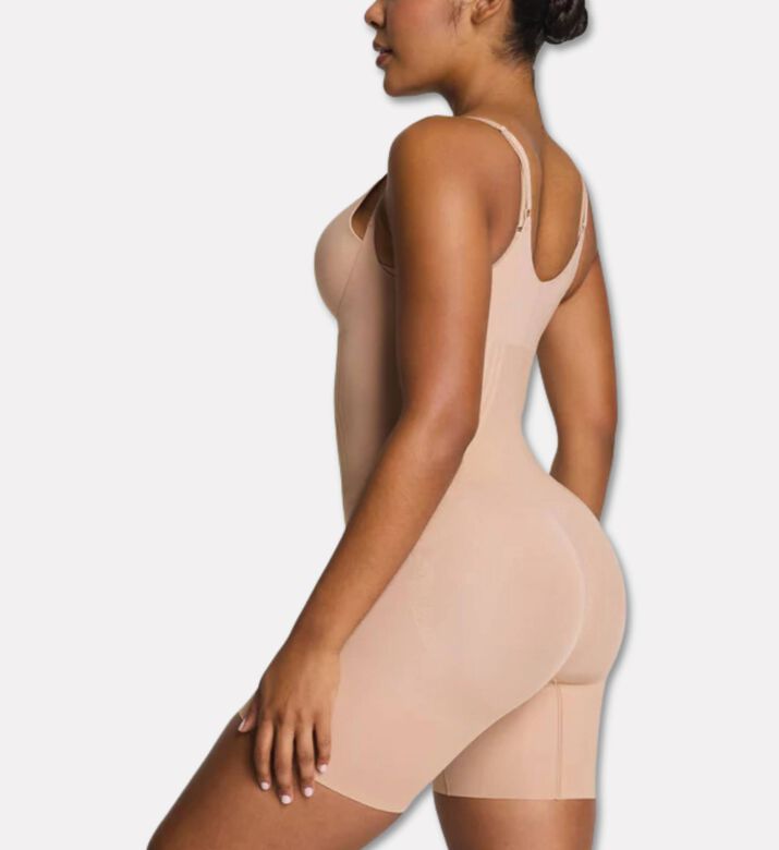 Spanx Bodysuit, Nude, Xs, Model View