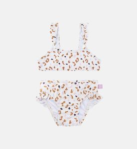 بيكيني بطبعة جلد نمر بلون كاكي