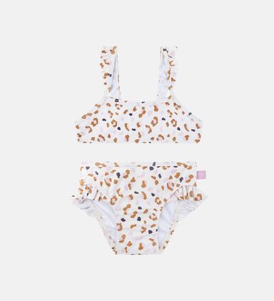 Kaki Leopard-print Bikini