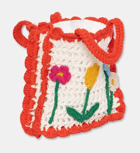 Stella McCartney Floral Crochet Tote Bag, Packshot View