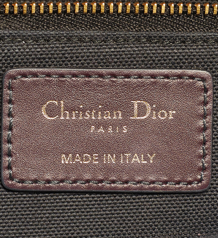 Dior Preowned Dior Burgundy Oblique 30 Montaigne Shoulder Bag, Packshot View