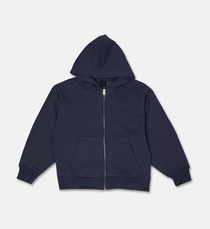 Givenchy Organic Fleece Patch Hooded Cardigan, Packshot View