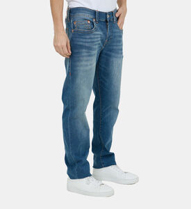 Edgy Straight-leg Denim Pants