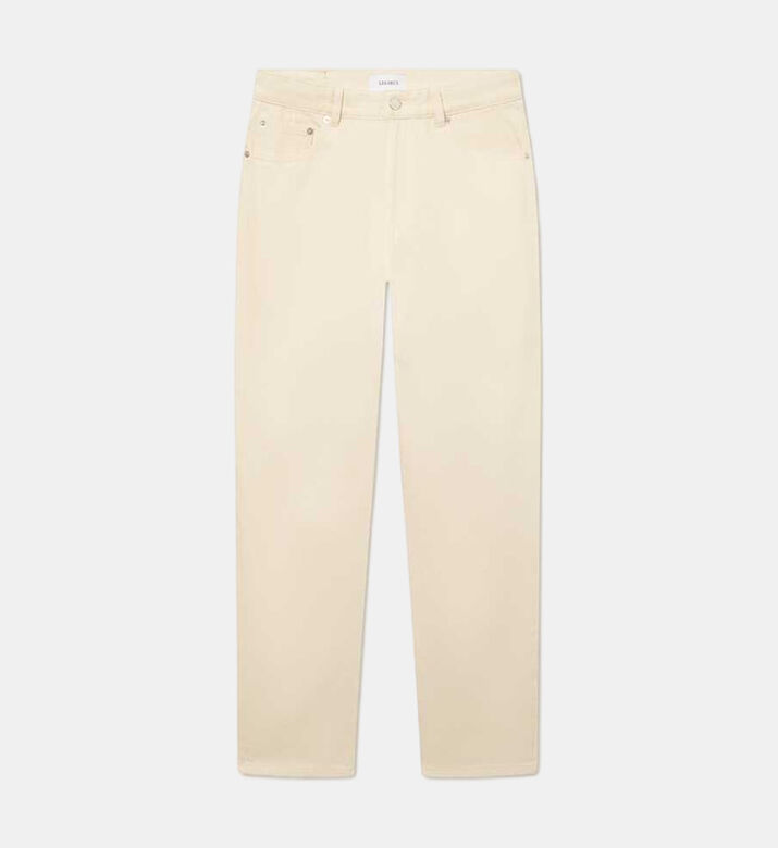 بنطال بجيوب منزلقة بساق مستقيمة