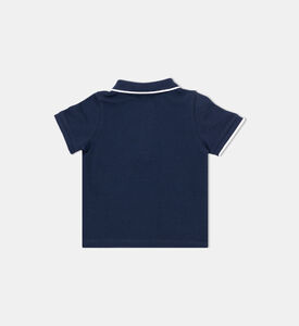 Embroidered Logo Contrast Tipping Polo Shirt