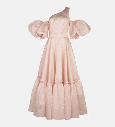 Off-shoulder Flared Dress